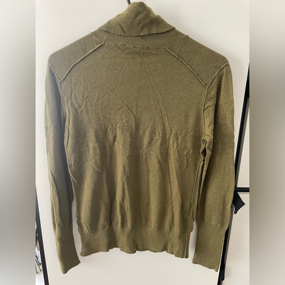 Loft Army Green Turtleneck—Women’s M - Picture 3 of 7